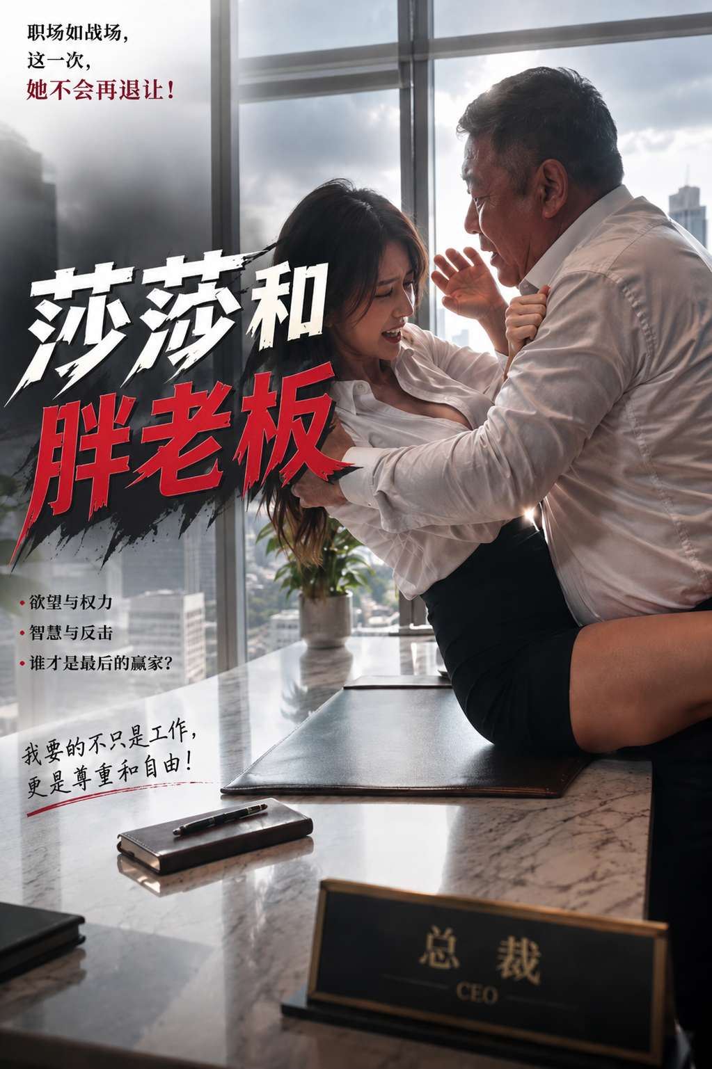 莎莎和胖老板 海报