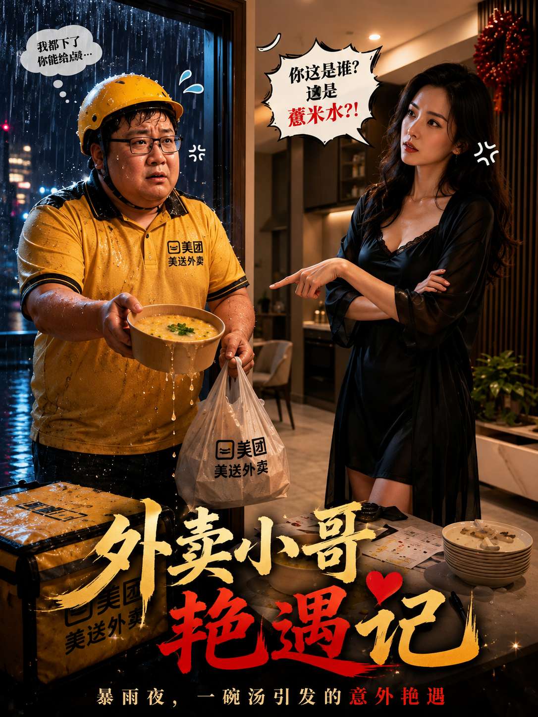 外卖小哥艳遇记 海报