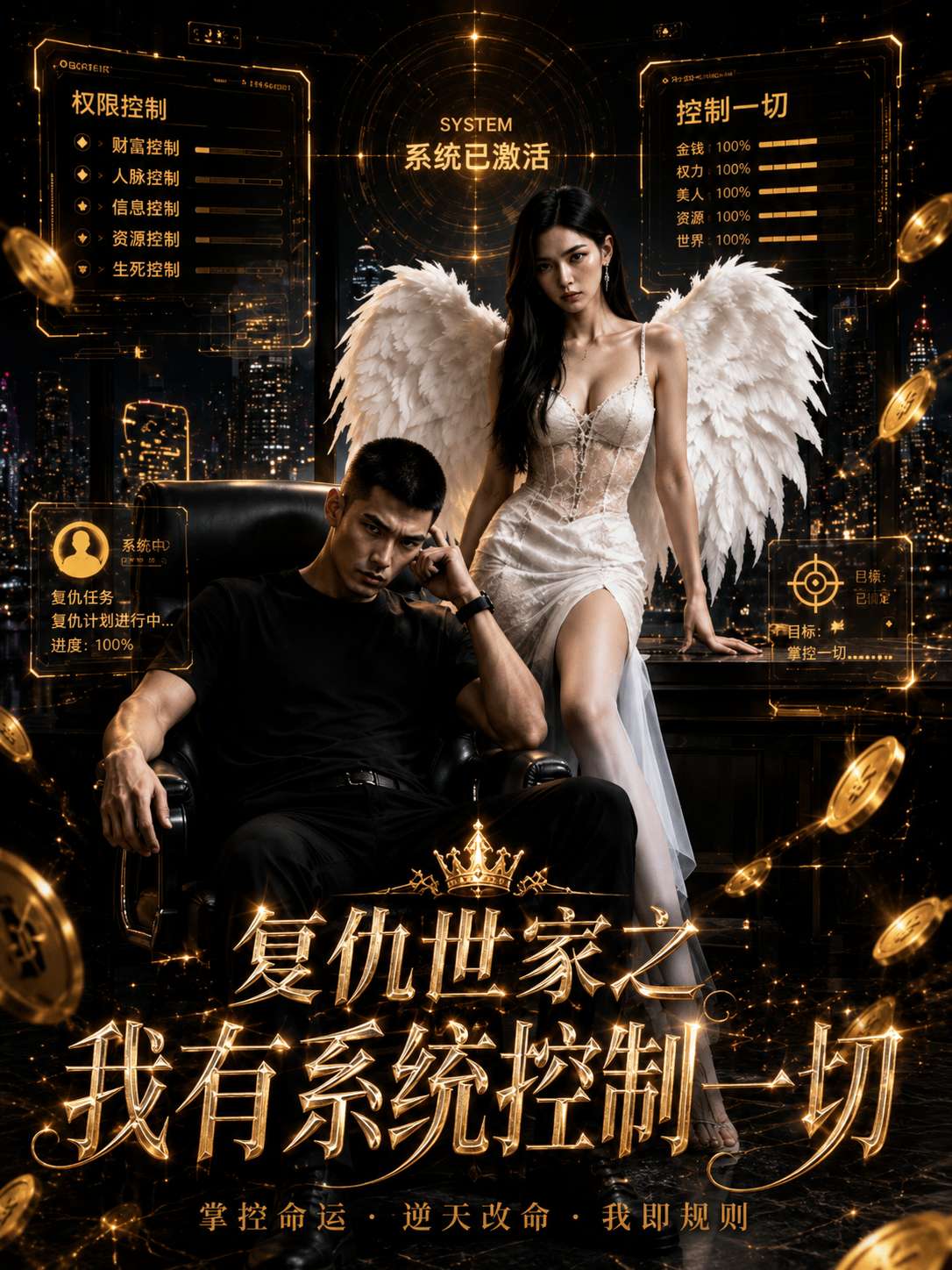 复仇世家之我有系统控制一切 海报