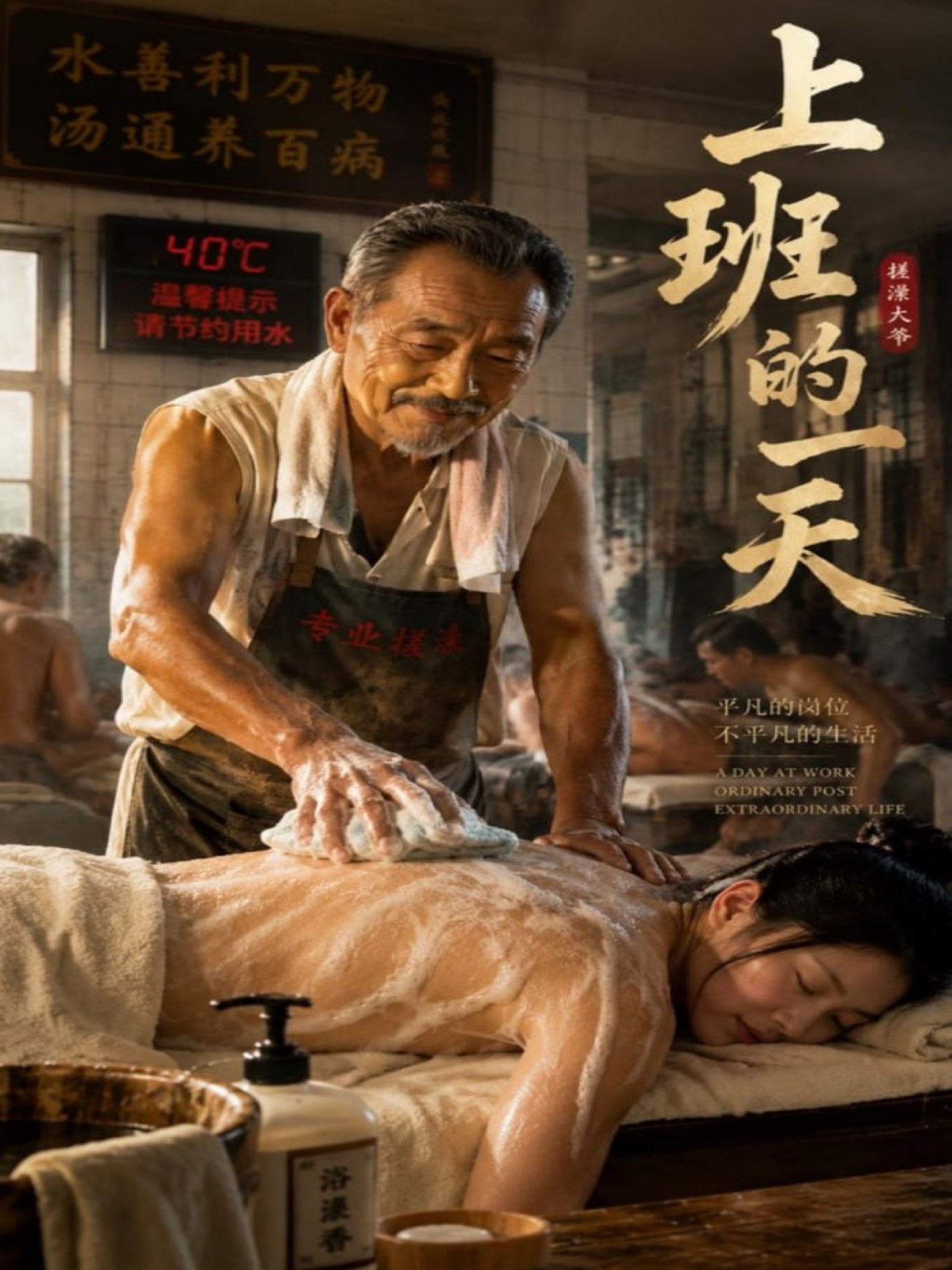 上班的一天 海报