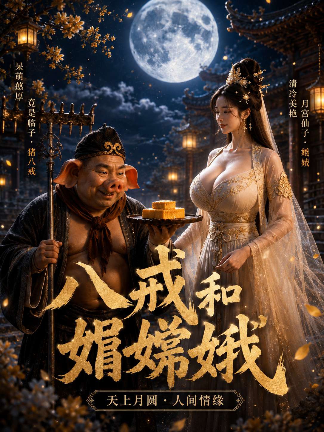 八戒和嫦娥 海报