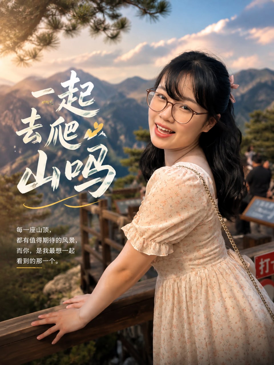 一起去爬山吗 海报