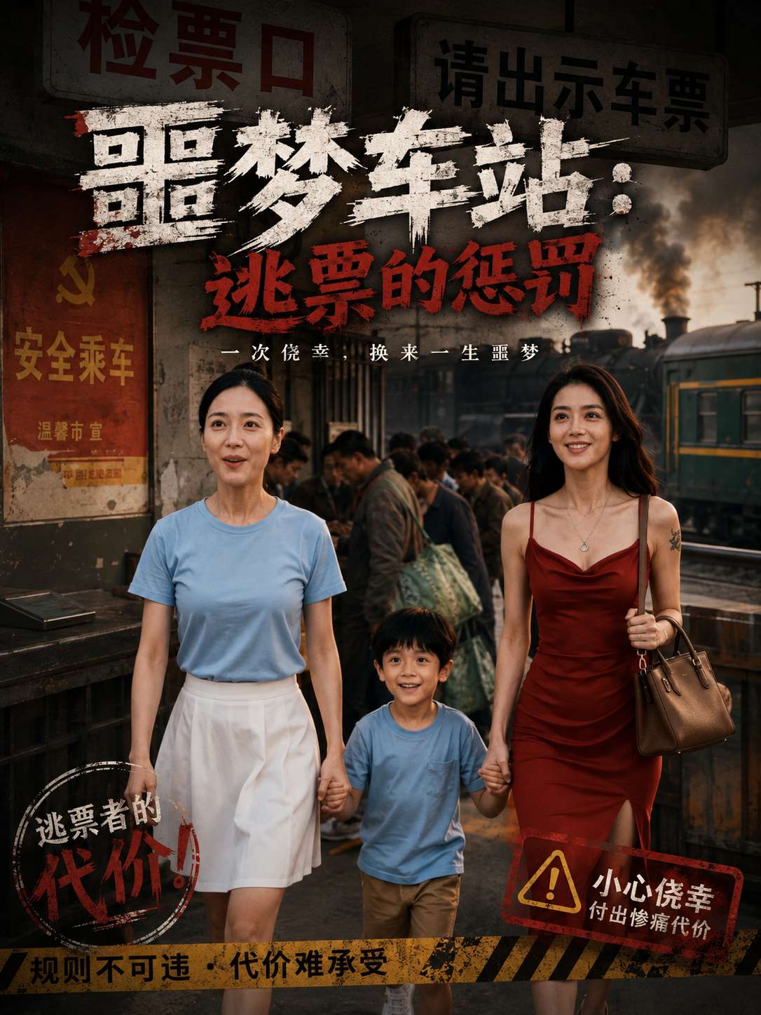 噩梦车站：逃票的惩罚 海报