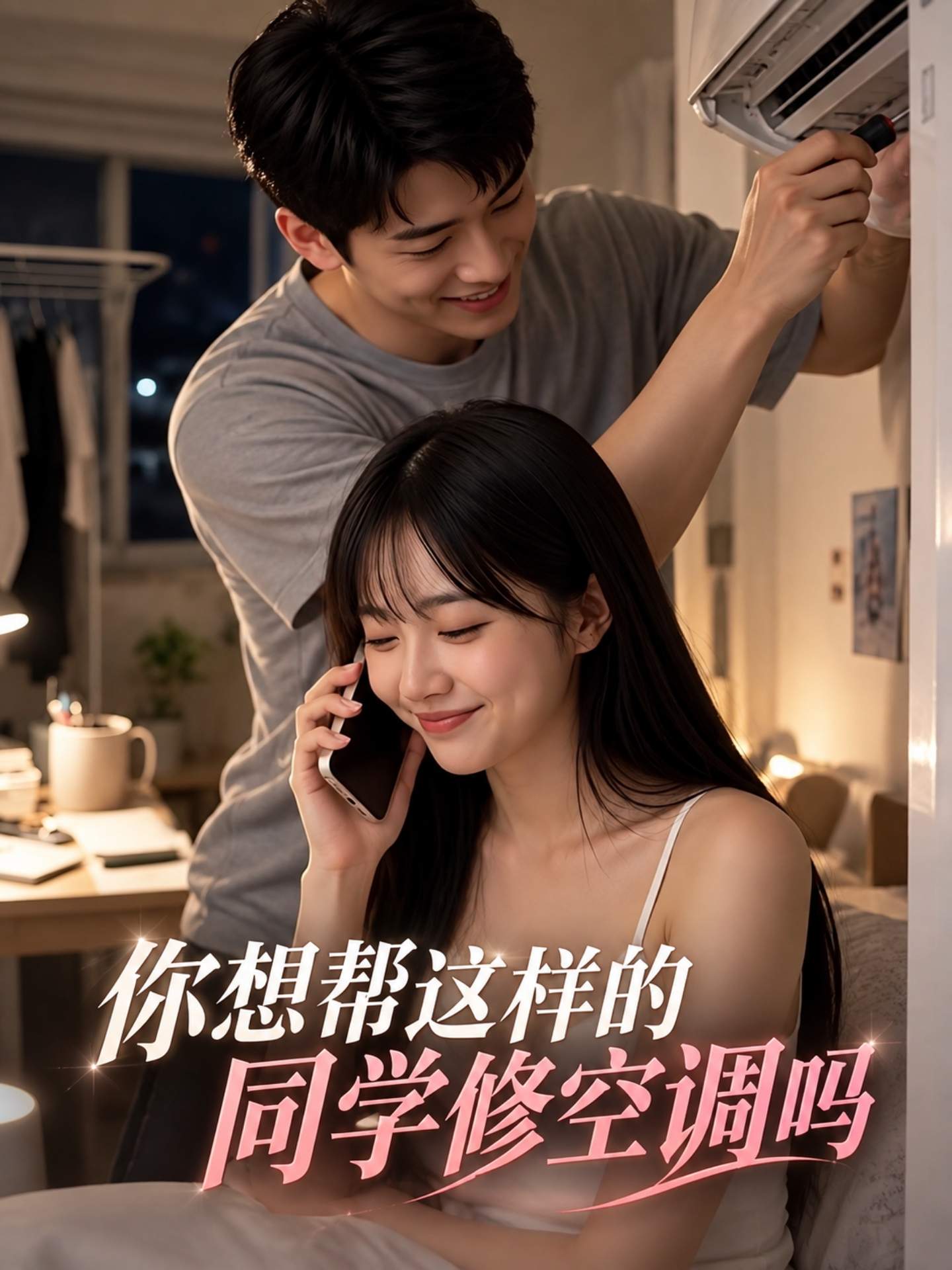 你想帮这样的同学修空调吗 海报