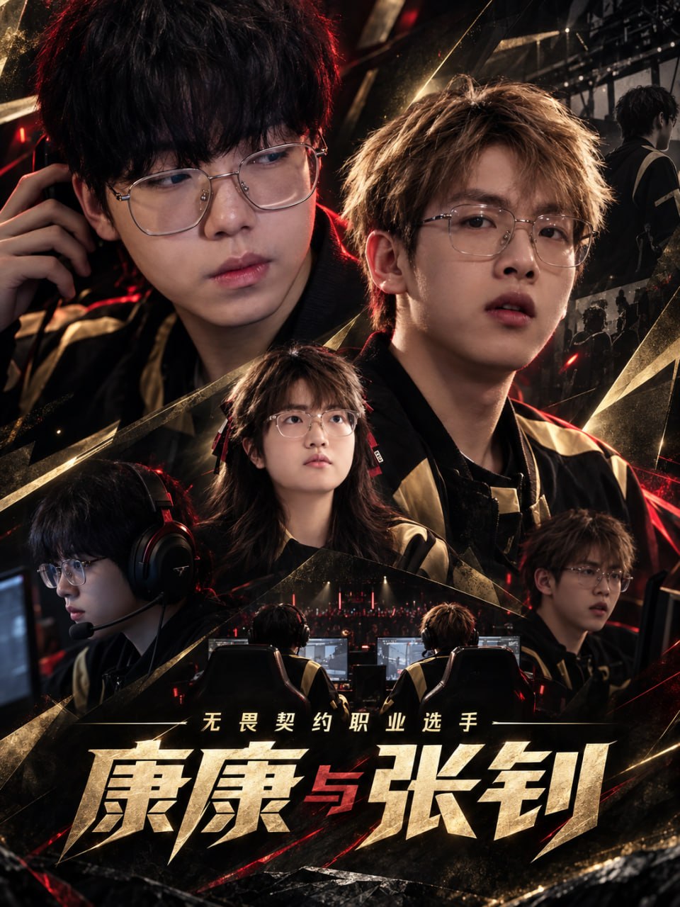 无畏契约职业选手康康与张钊 海报