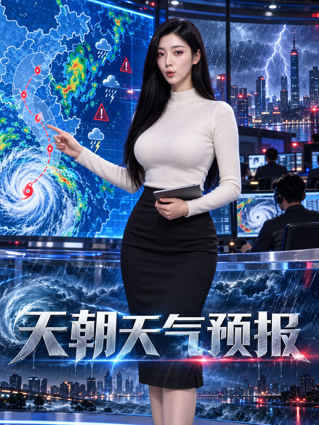 天朝天气预报 海报